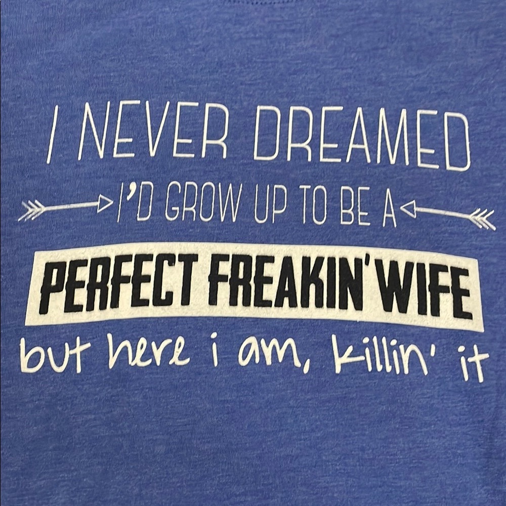 Blue “wifey” Graphic Tee